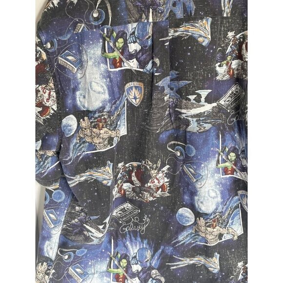 Reyn Spooner Shirt Mens Extra Large Guardians of the Galaxy Short Sleeve Classic - Picture 6 of 6